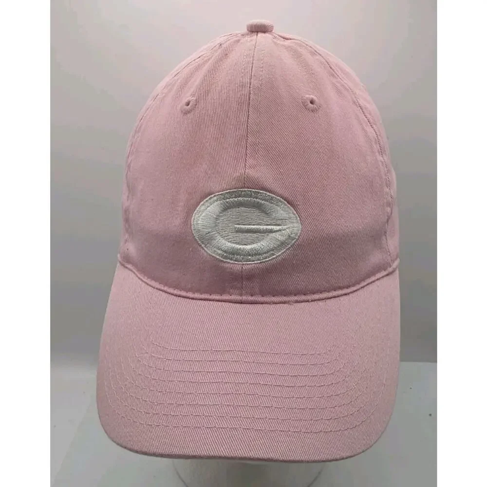 Green Bay Packers Pink NFL‎ Dad Cap Strapback Hat G Logo